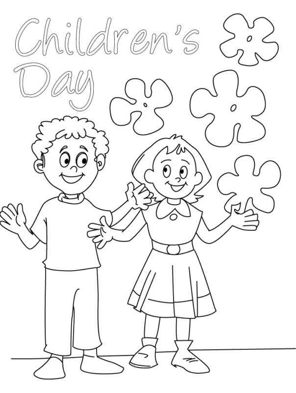 Children's Day Coloring Pages Printable for Free Download