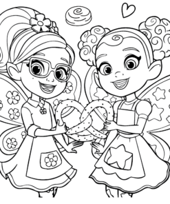Butterbean’s Cafe Coloring Pages Printable for Free Download