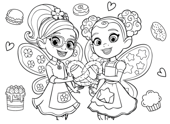 Butterbean’s Cafe Coloring Pages Printable for Free Download