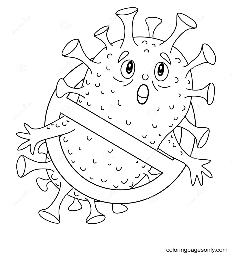Corona Virus Covid 19 Coloring Pages Printable for Free Download