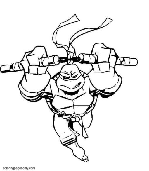 Ninja Coloring Pages Printable for Free Download