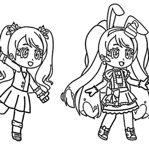 Delicious Party Pretty Cure Coloring Pages Printable for Free Download