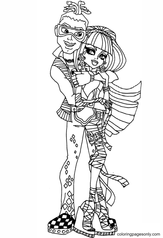 Monster High Coloring Pages Printable for Free Download