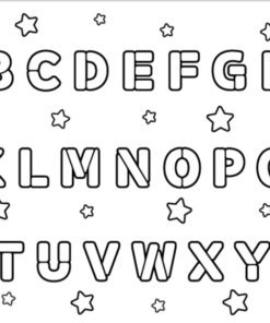 ABC coloring pages (Alphabet Coloring Pages) Printable for Free Download