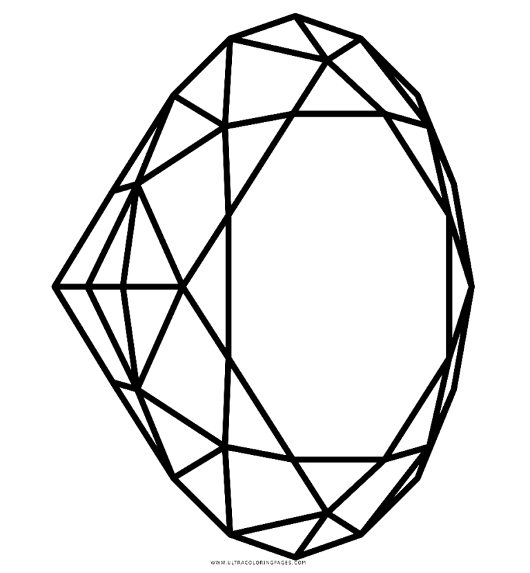 Diamond Coloring Pages Printable for Free Download