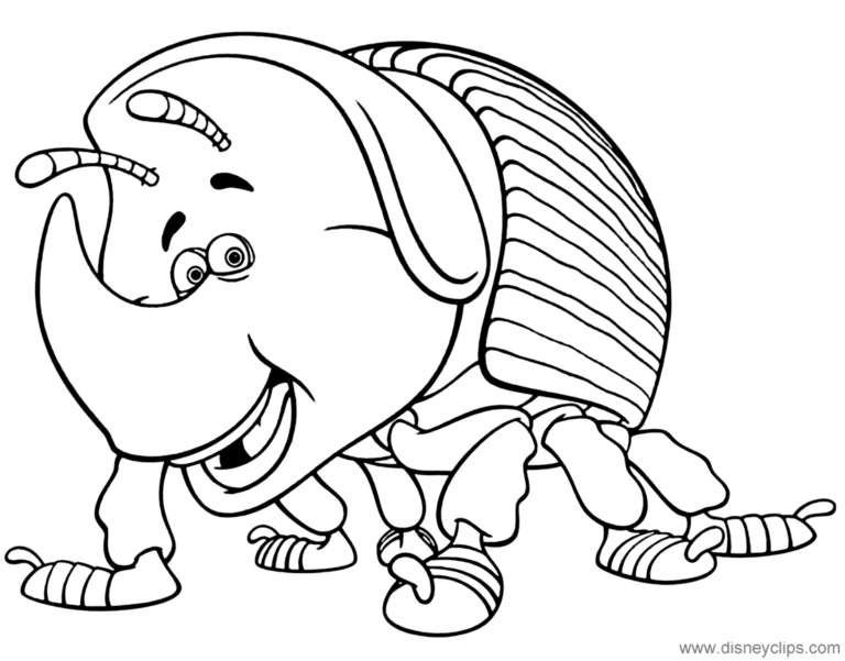 A Bug's Life Coloring Pages Printable for Free Download