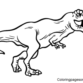 Tyrannosaurus Rex Coloring Pages Printable for Free Download