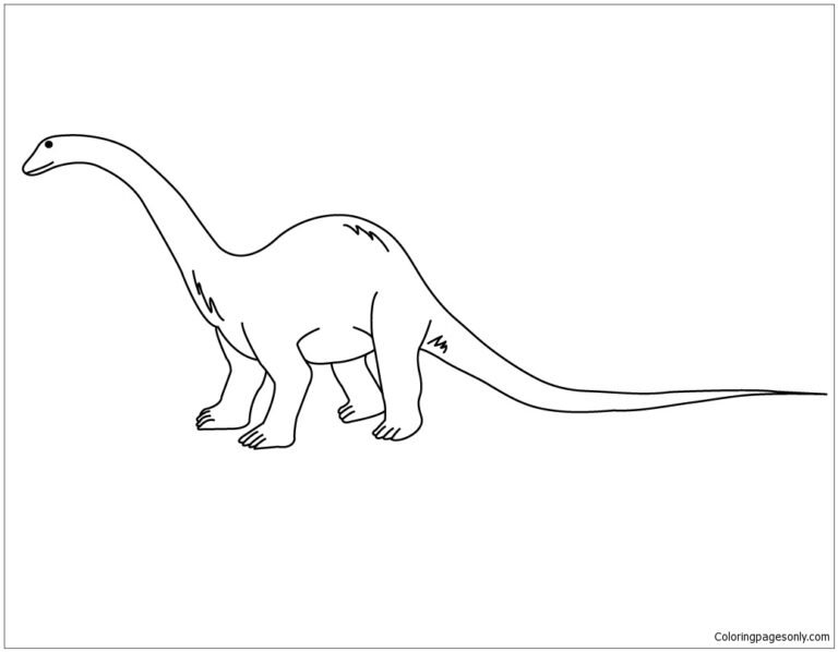 Diplodocus Coloring Pages Printable for Free Download