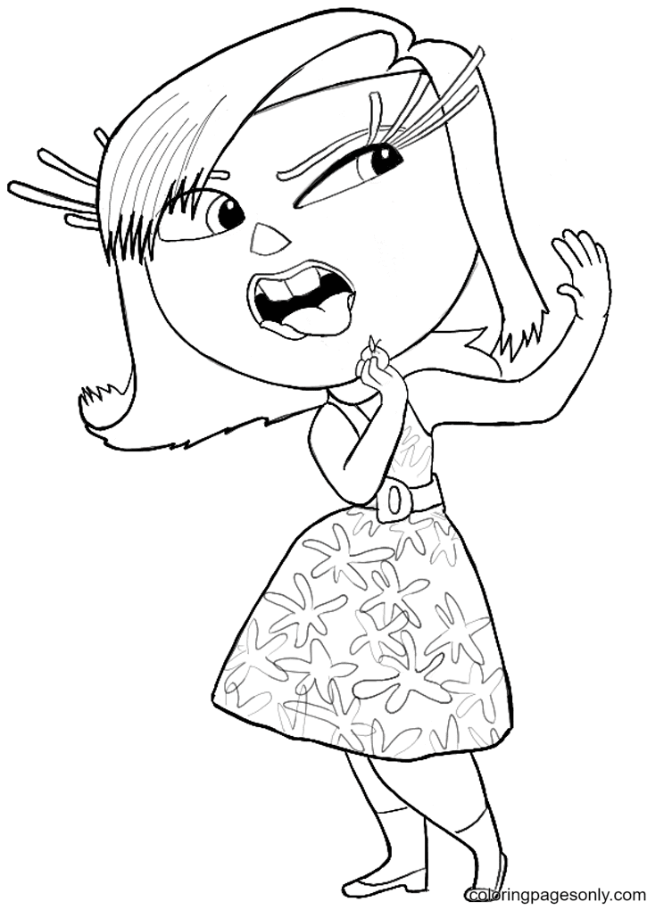 Inside Out Coloring Pages Printable for Free Download