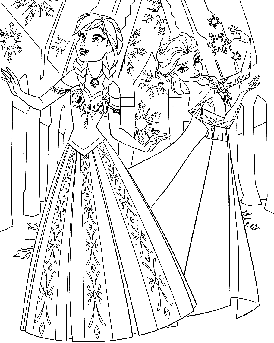 Drawing Elsa & Anna - Frozen Fever - video Dailymotion