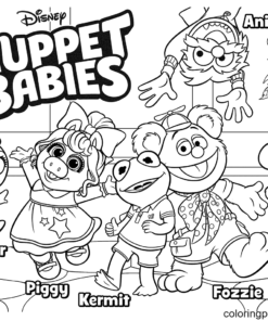  Disney Muppet Babies Potty Training Pants, Multicolor