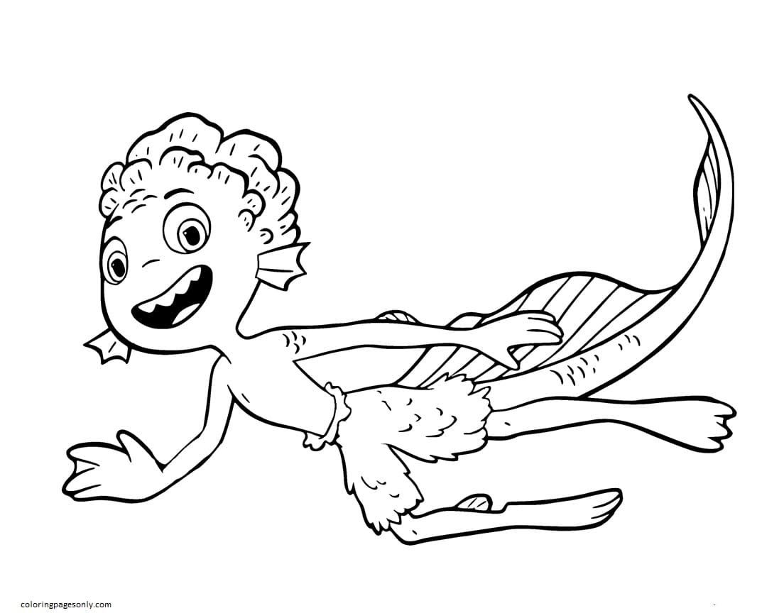 Free Printable Luca Coloring Pages and Activities