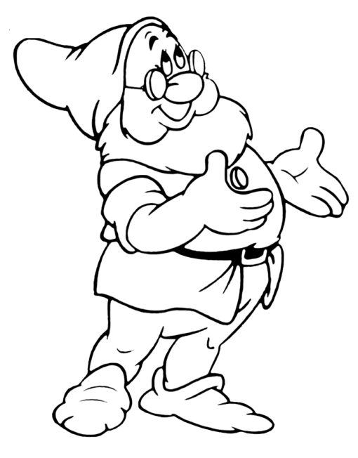 Seven Dwarfs Coloring Pages Printable for Free Download