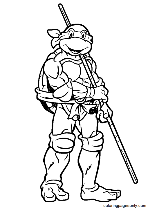 Ninja Turtles Coloring Pages Printable For Free Download