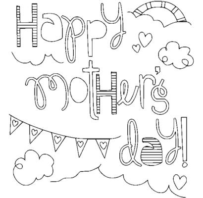 Mother's Day Coloring Pages Printable for Free Download