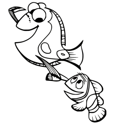 Finding Nemo Coloring Pages Printable for Free Download