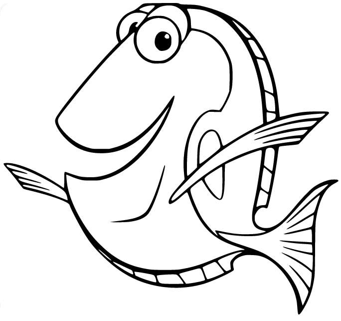 Finding Nemo Coloring Pages Printable for Free Download