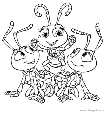 A Bug's Life Coloring Pages Printable for Free Download