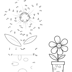 Dot to Dot Coloring Pages Printable for Free Download