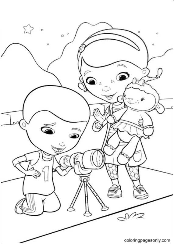 Doc McStuffins Coloring Pages Printable for Free Download