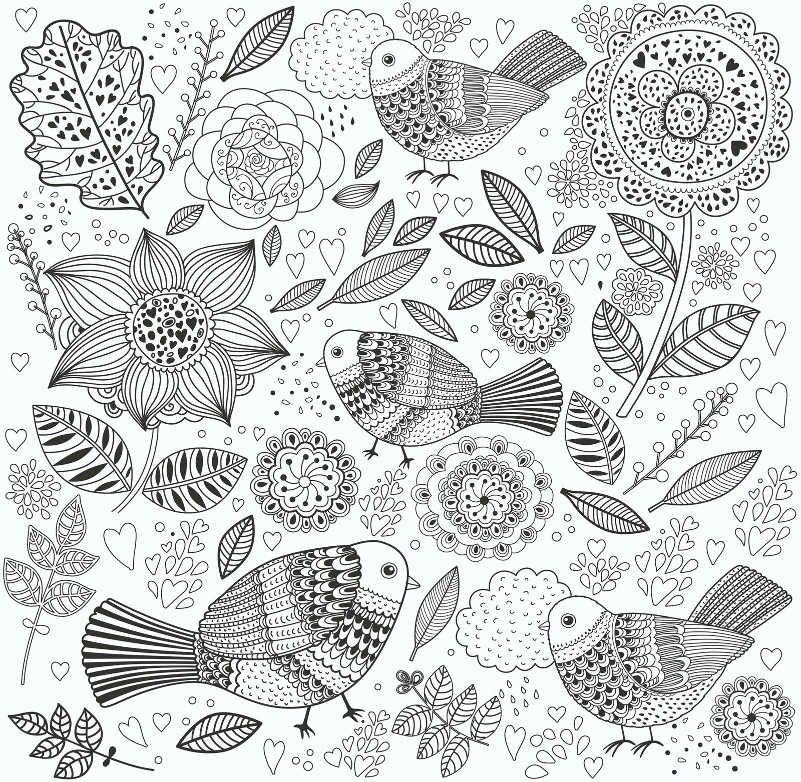 Hard Coloring Pages Printable for Free Download
