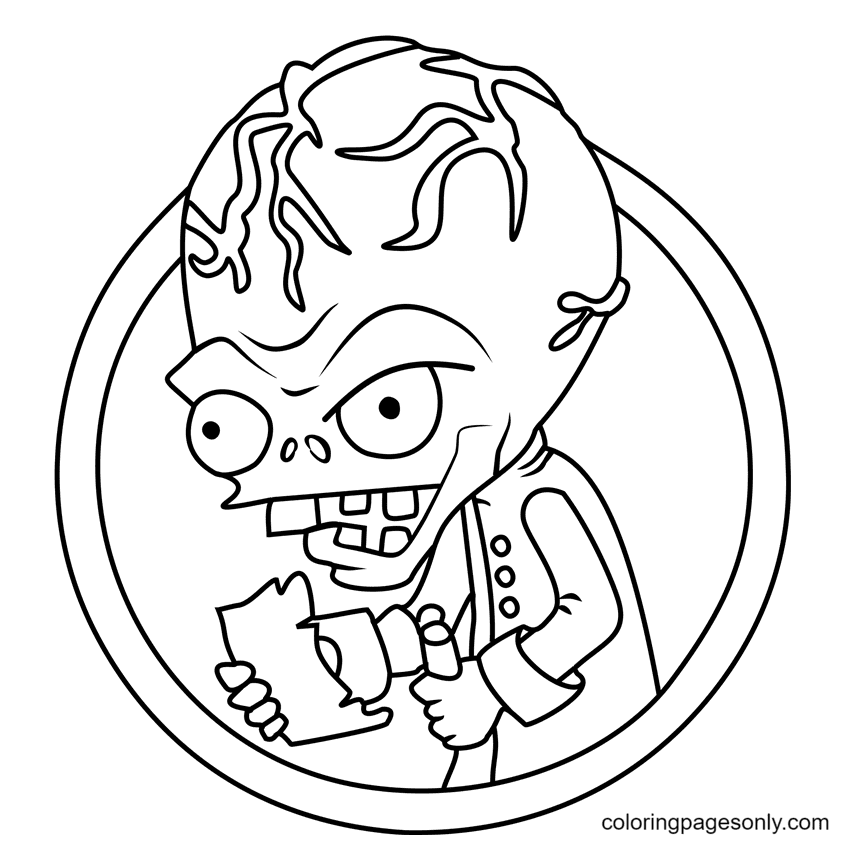 Plants vs Zombies Coloring Pages Printable for Free Download