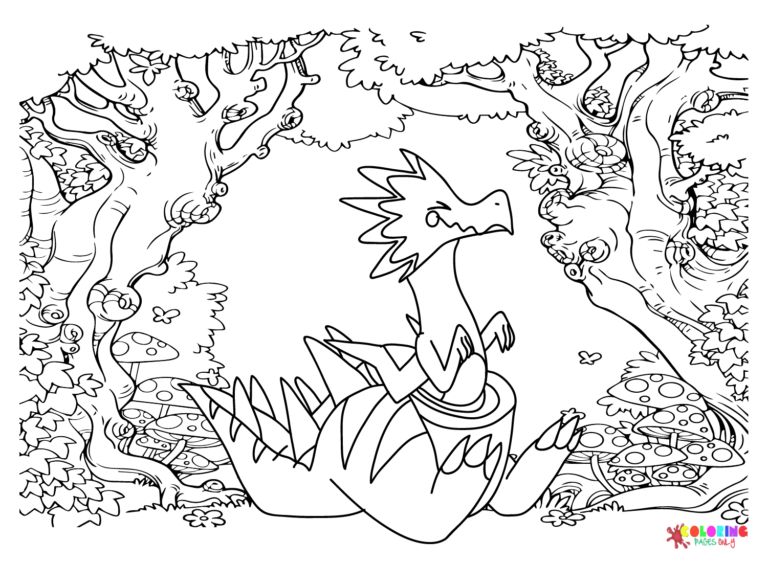 Dracozolt Coloring Pages Printable for Free Download