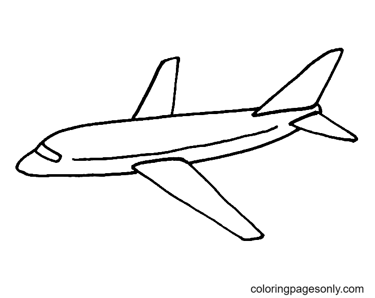 Airplane Coloring Pages Printable for Free Download