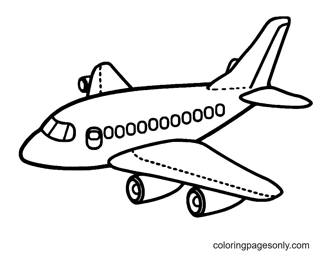 airplane drawing sketch