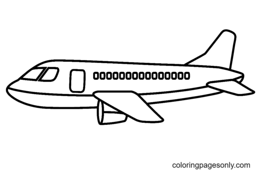 Airplane Coloring Pages Printable for Free Download