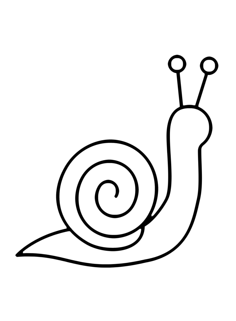 Snail Coloring Pages Printable for Free Download