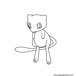 Mew Pokemon Coloring Pages 2019, Educative Printable