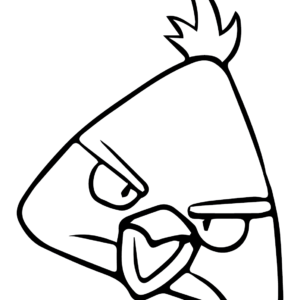 Chuck (Angry Bird) Coloring Pages Printable for Free Download