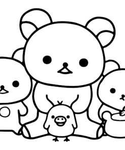 Rilakkuma Coloring Pages Printable for Free Download