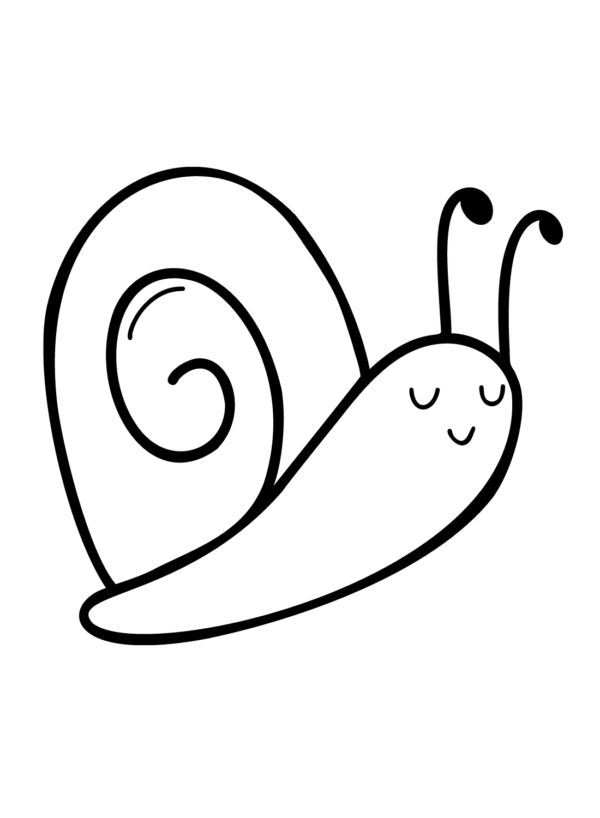 Snail Coloring Pages Printable for Free Download