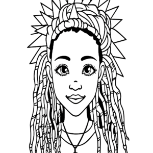 Dreadlocks Coloring Pages Printable for Free Download