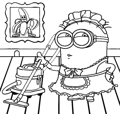 Minion Coloring Pages Printable for Free Download