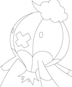 drifblim coloring page transparent png pokemon