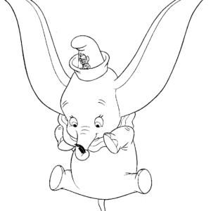 Dumbo Coloring Pages Printable for Free Download