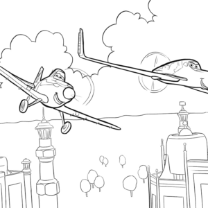 Planes Coloring Pages Printable for Free Download