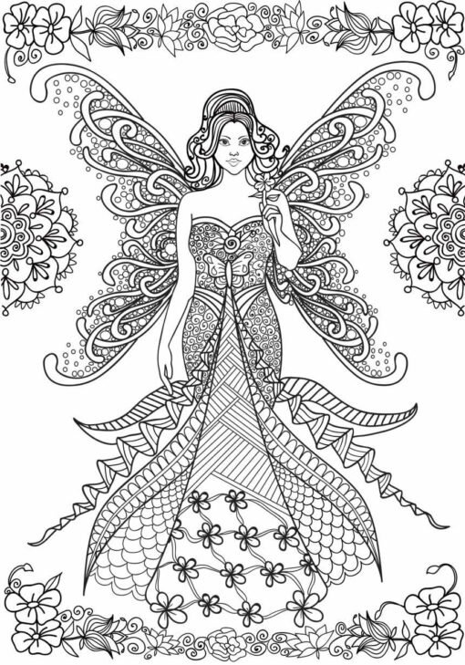 Angel Coloring Pages Printable for Free Download