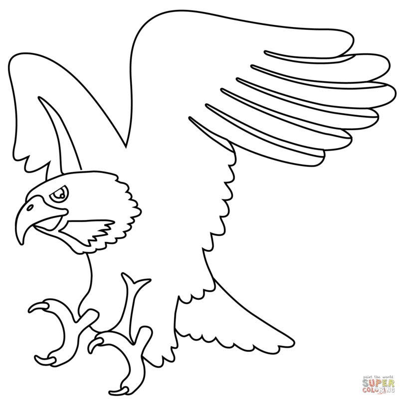 Eagle Coloring Pages Printable for Free Download