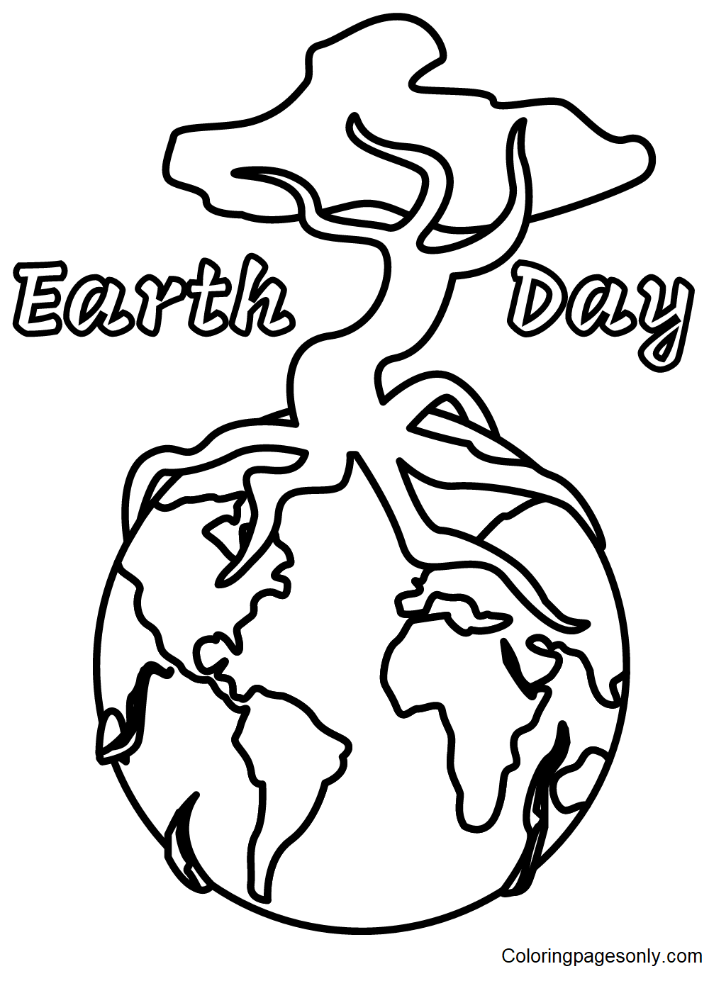 Earth Day Coloring Pages Printable for Free Download