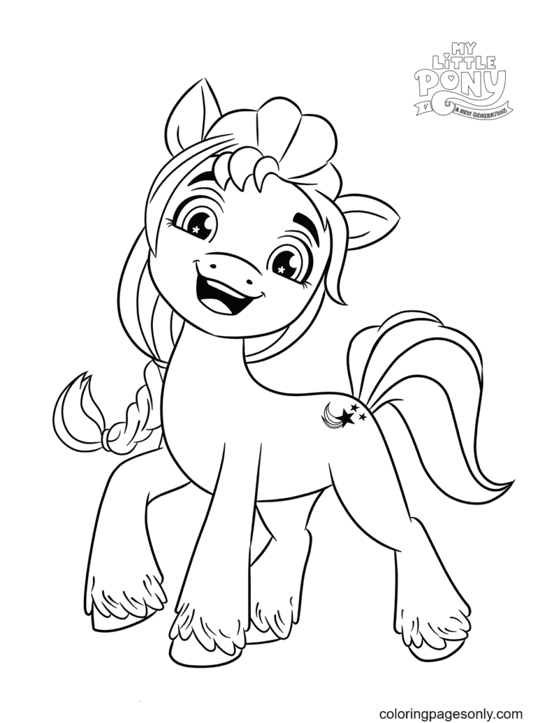 My Little Pony A New Generation Coloring Pages Printable for Free Download