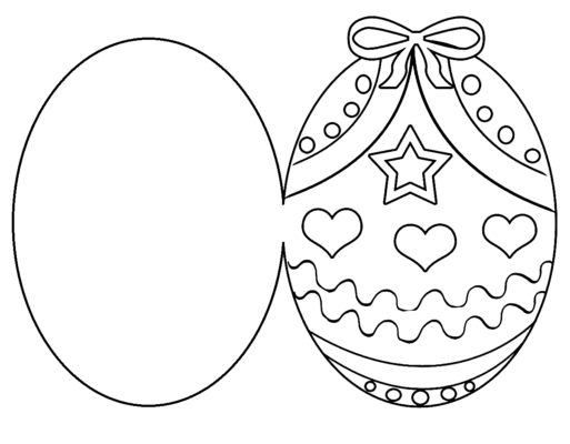 Easter Card Coloring Pages Printable for Free Download