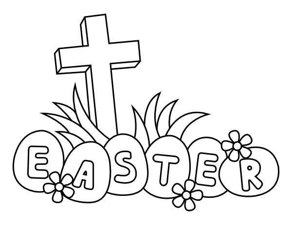 religious easter coloring sheets