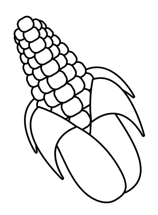 Corn Coloring Pages Printable for Free Download