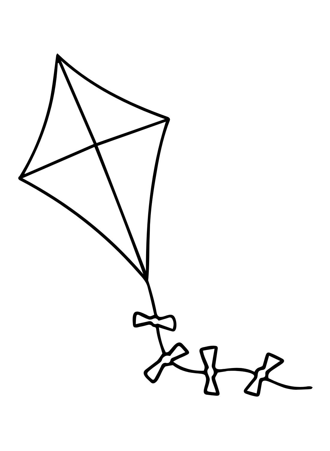 kite coloring pages