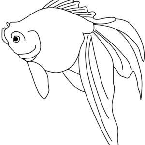 Goldfish Coloring Pages Printable for Free Download