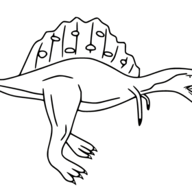 Spinosaurus Coloring Pages Printable for Free Download